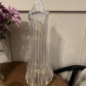 Le Smith Elegant Clear Glass Vase